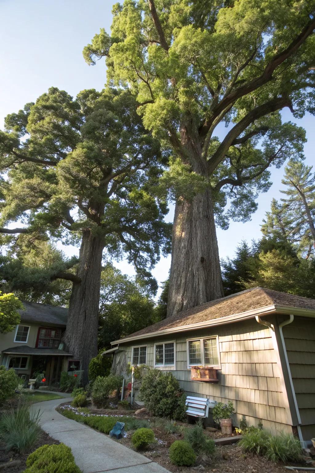 Large trees strategically placed for maximum shade.