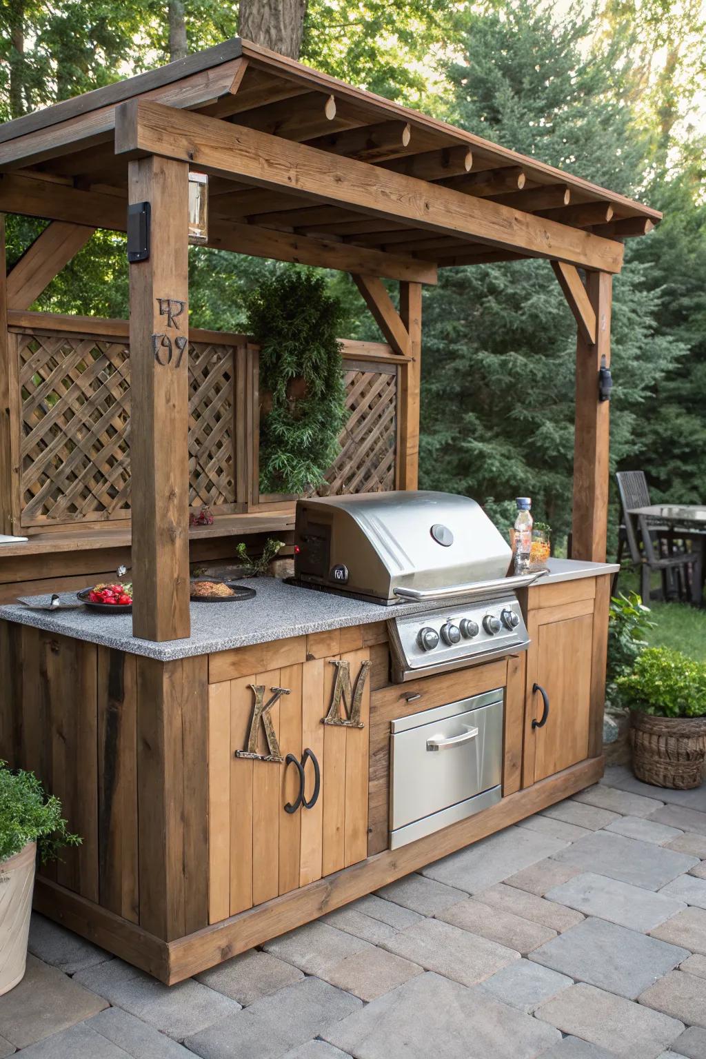A DIY custom build offers the ultimate personalized BBQ station experience.