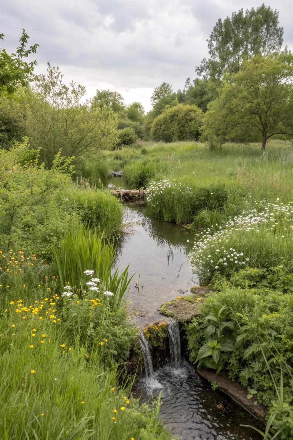 Water features add tranquility and charm to a garden