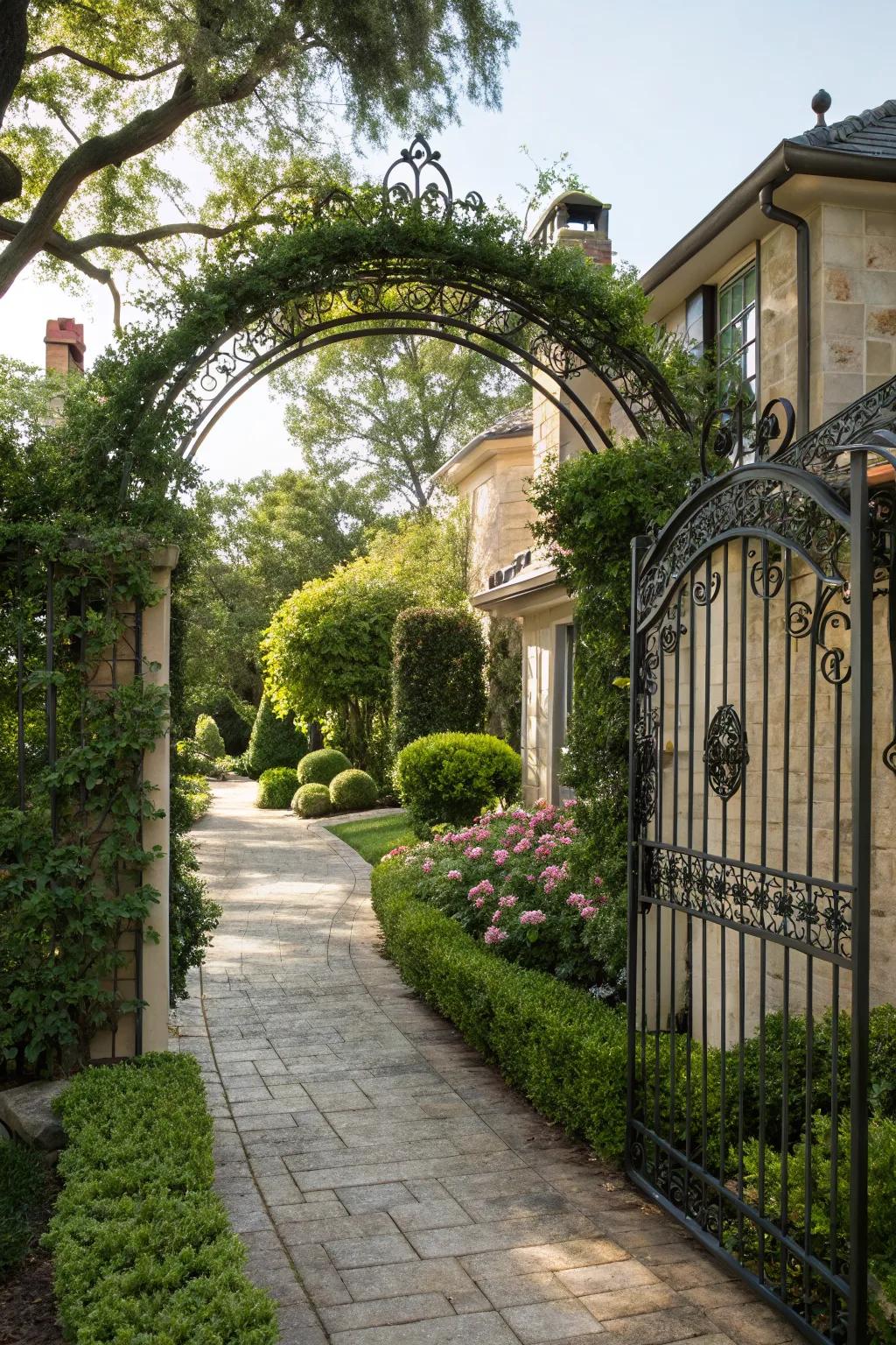 Grand entrance features that make a bold statement.