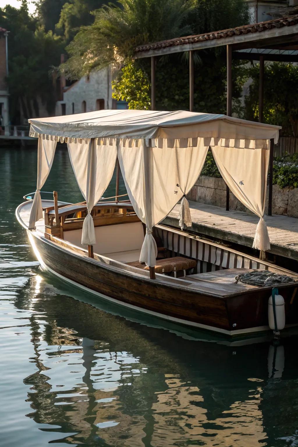 Shade cloths are simple yet effective for quick sun protection.