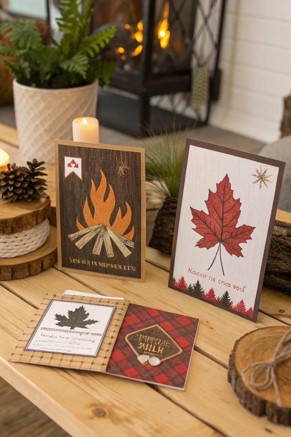 Set the party mood early with themed invitations.
