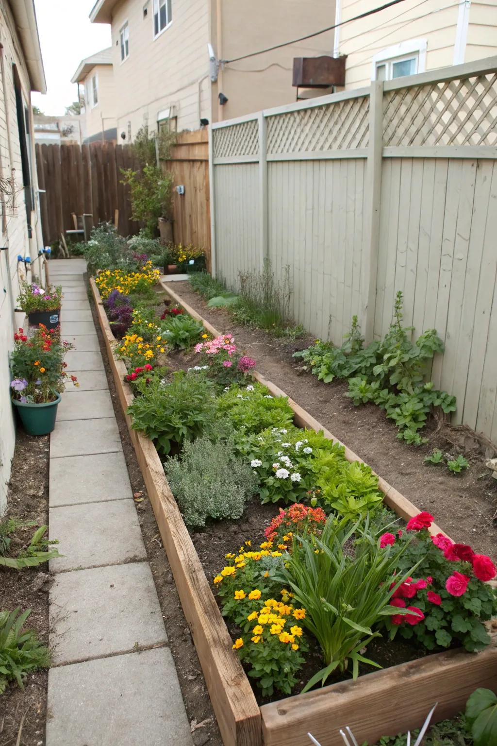 Compact design maximizes small garden spaces.