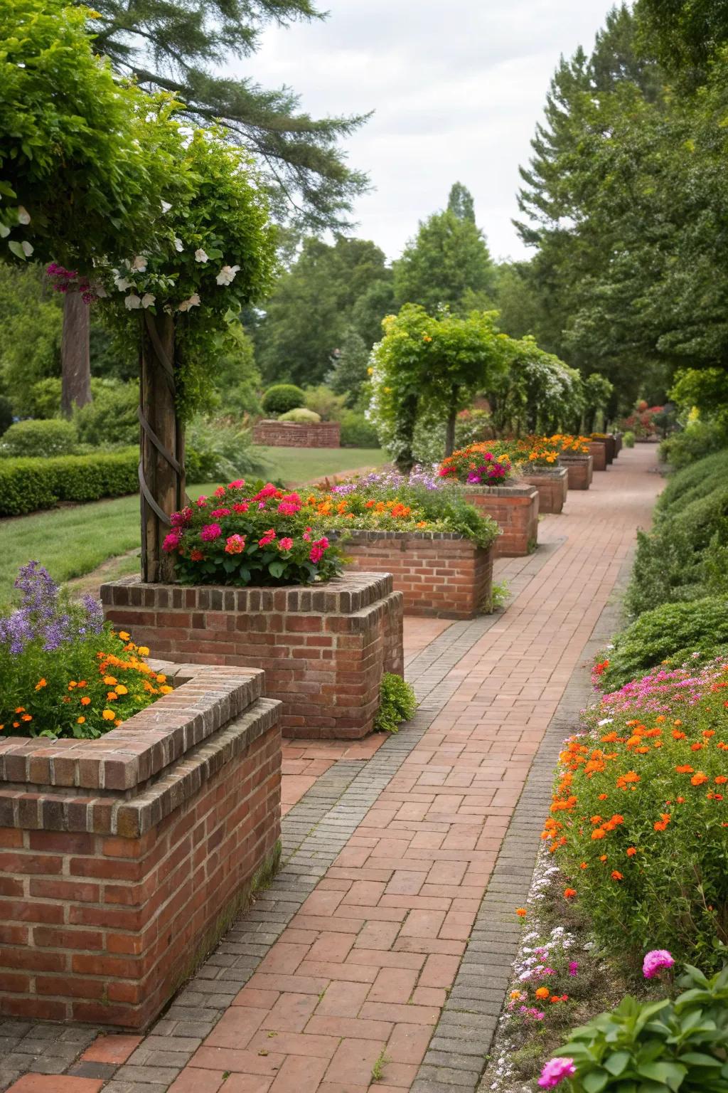 Seamless integration for a harmonious garden path.