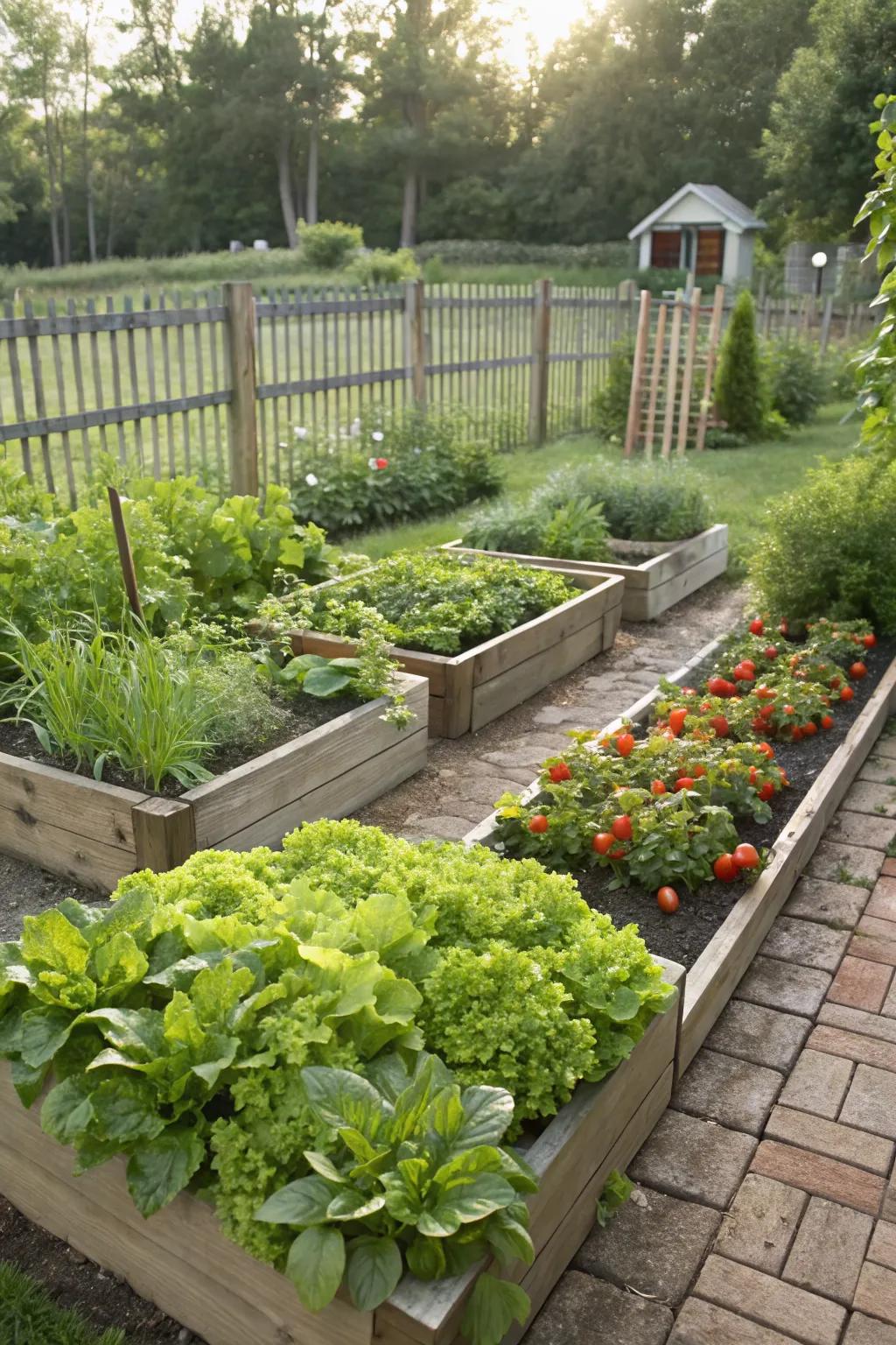 Raised bed kits offer a hassle-free way to set up a garden quickly.