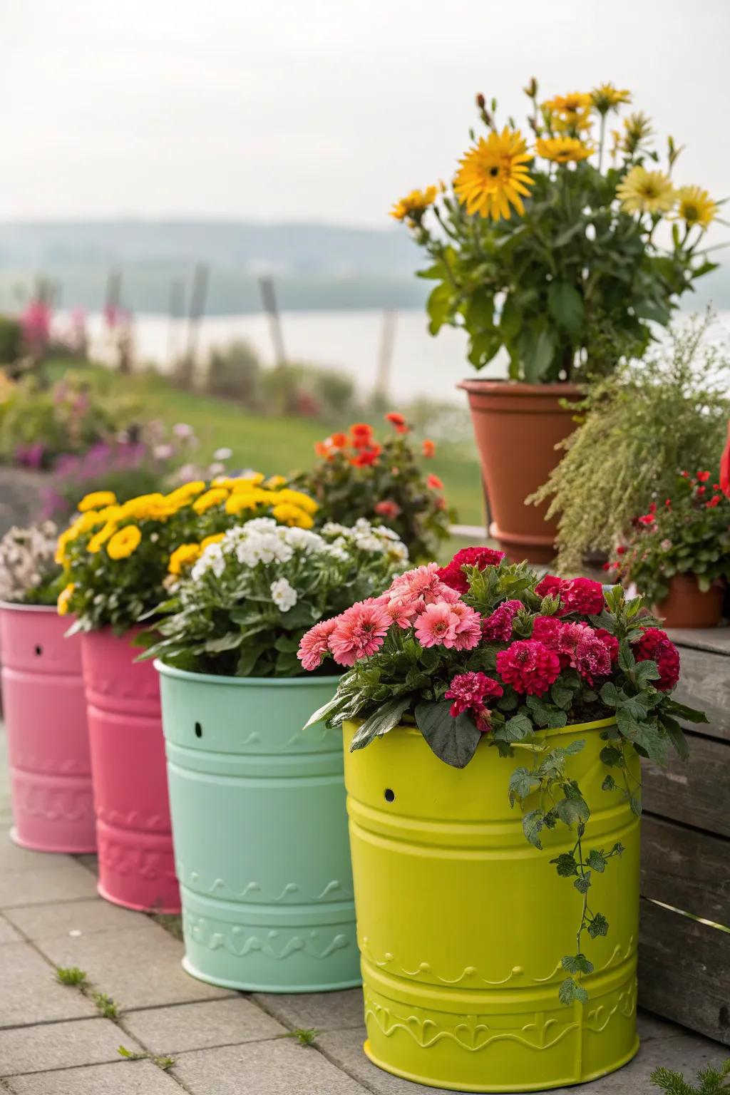 Containers offer endless possibilities for vibrant garden displays