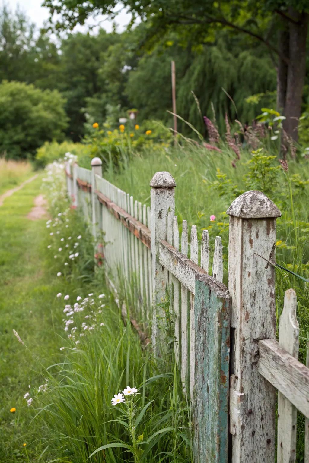 Achieve a rustic charm with a textured paint finish.