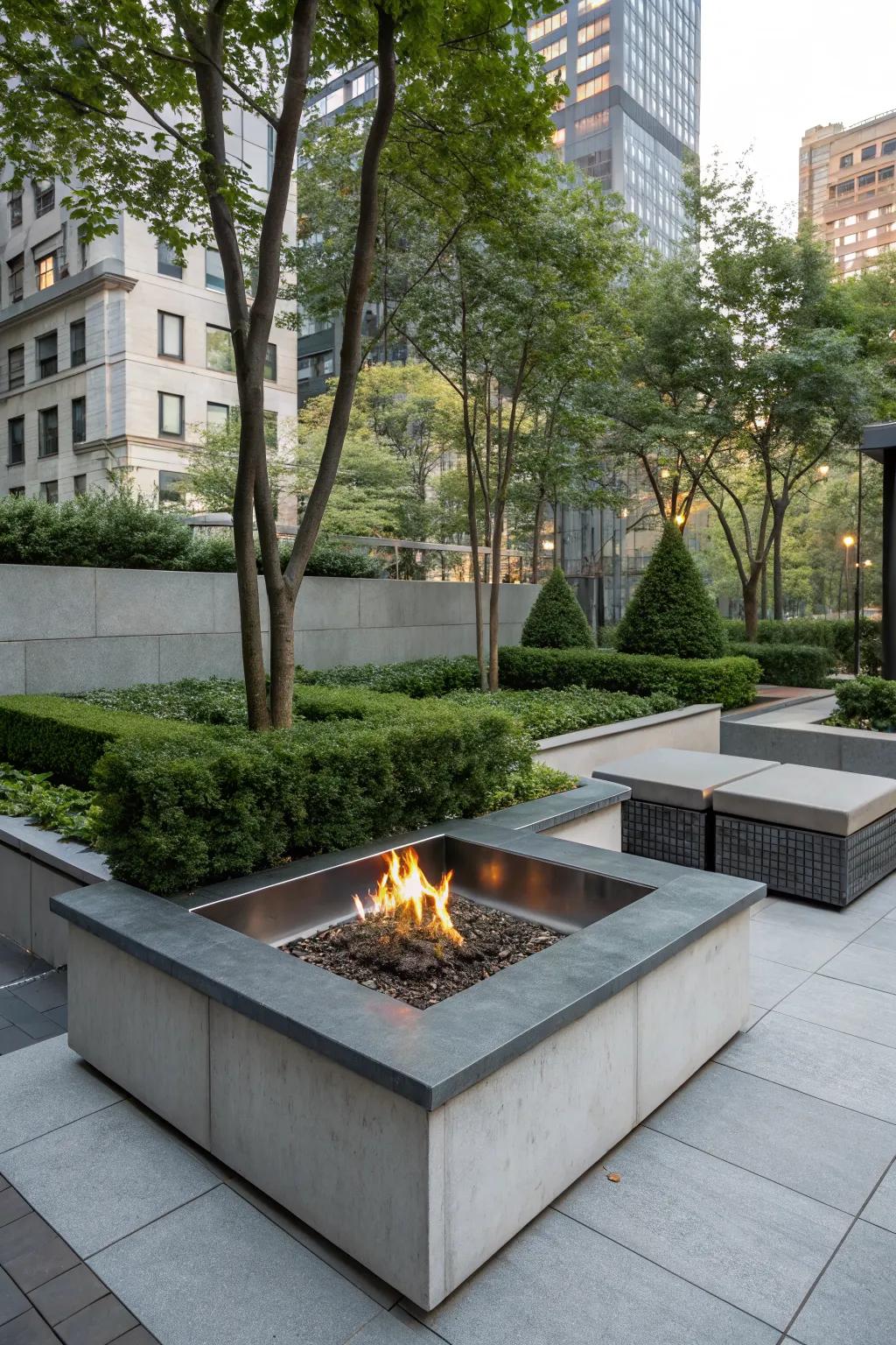 A perfect blend of urban design and natural elements.