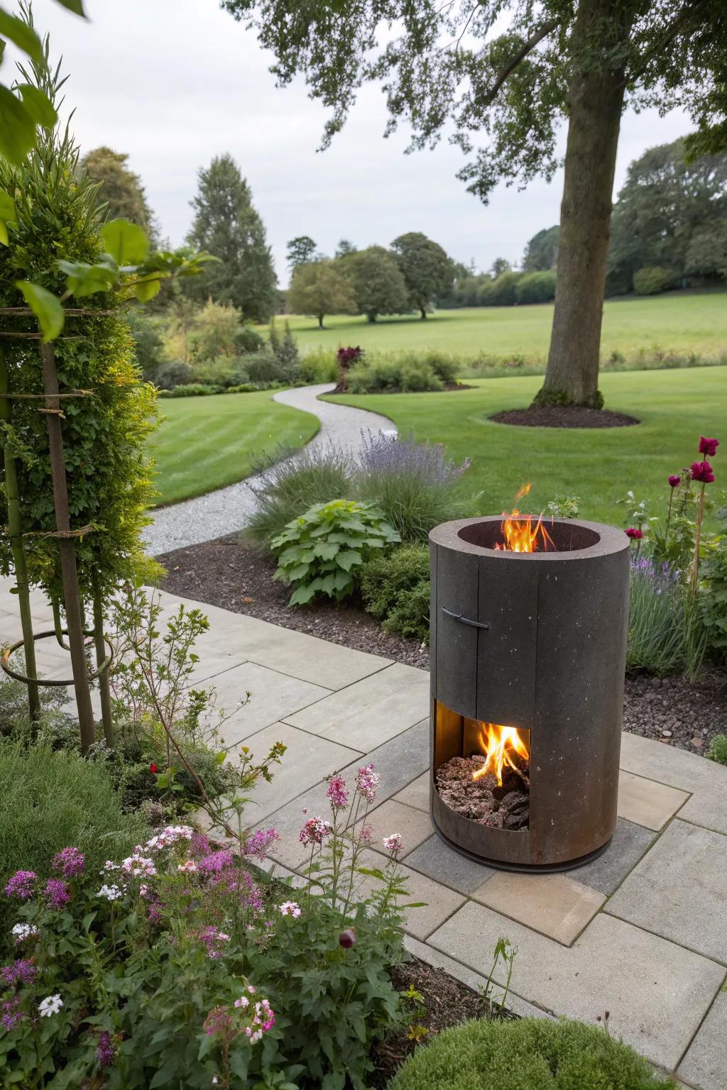 Innovative shapes make for surprising and delightful fire pit designs.