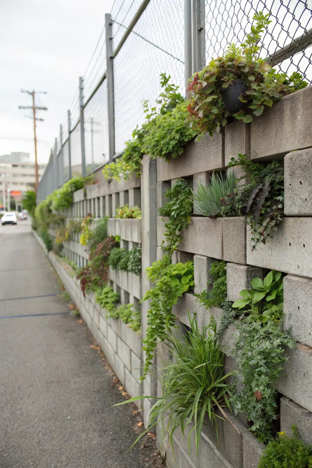 Transform your fence into a living wall of greenery.