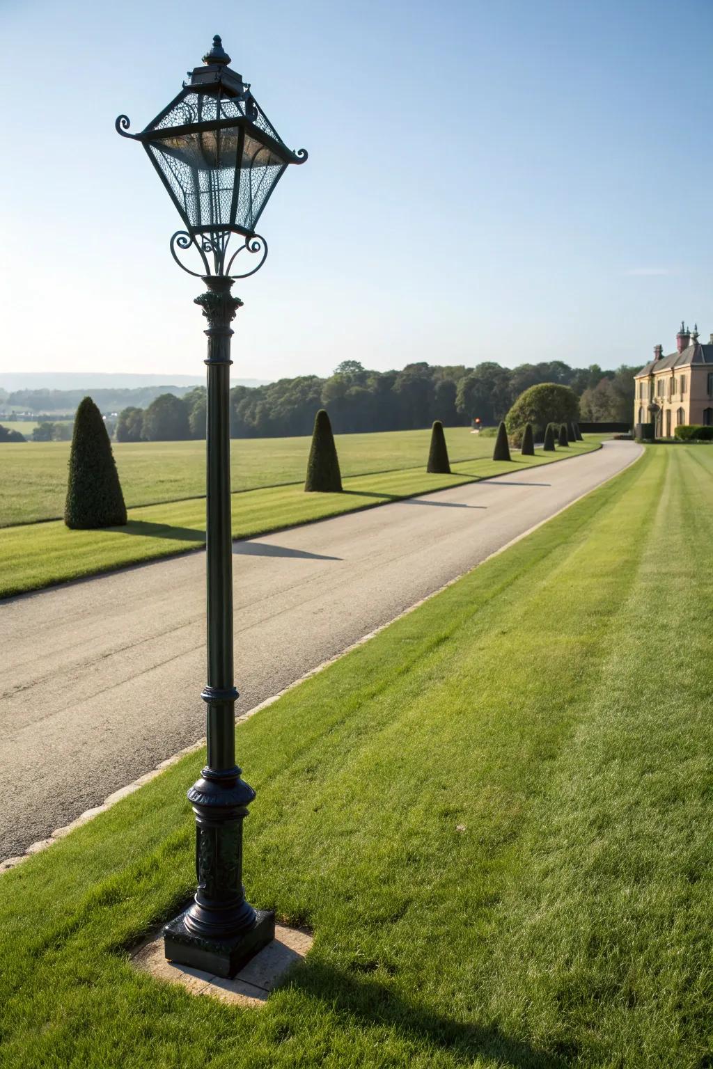 Tall, sturdy designs ensure visibility for larger driveways.