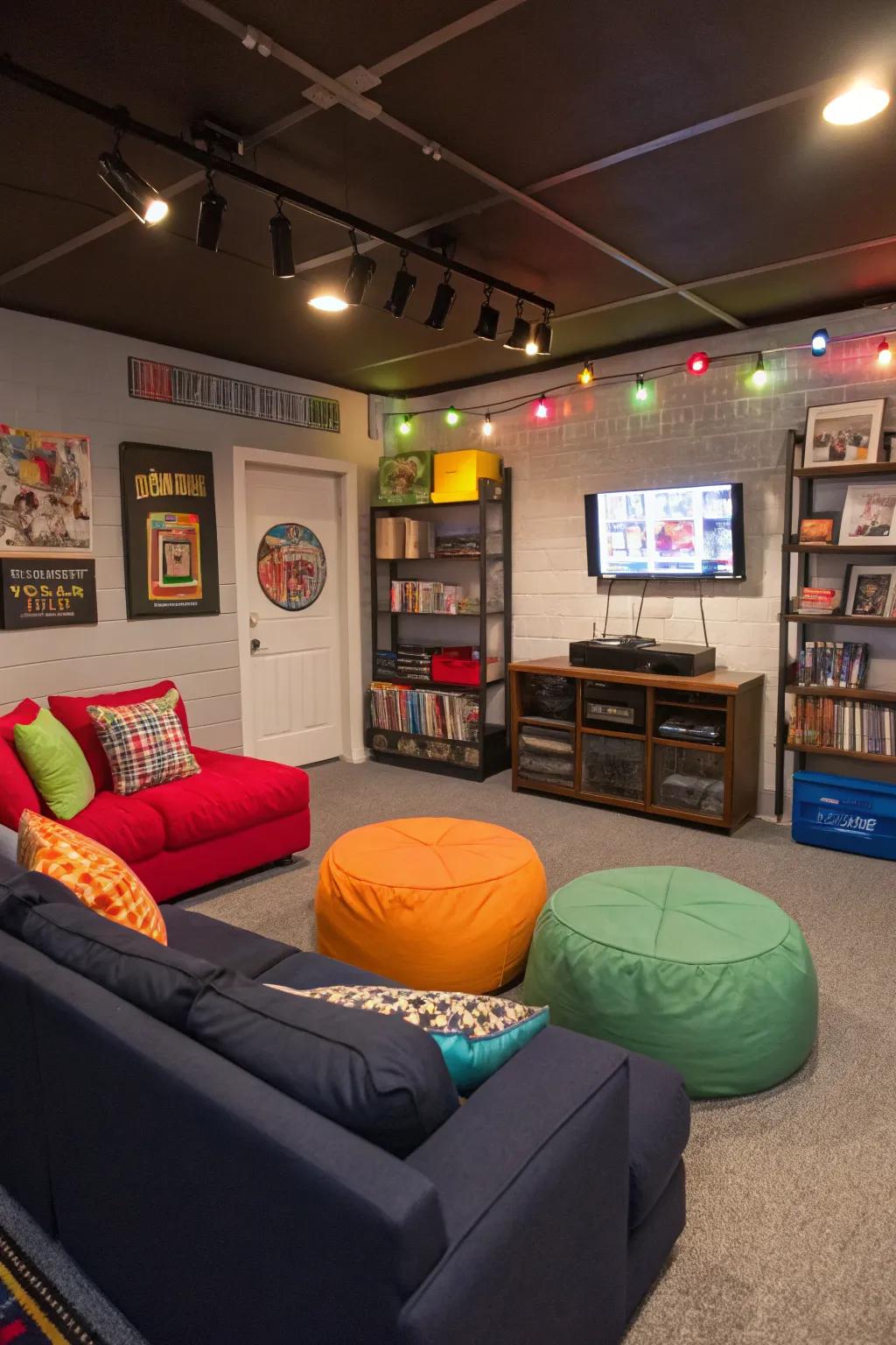 A chill space for teens to relax and socialize.
