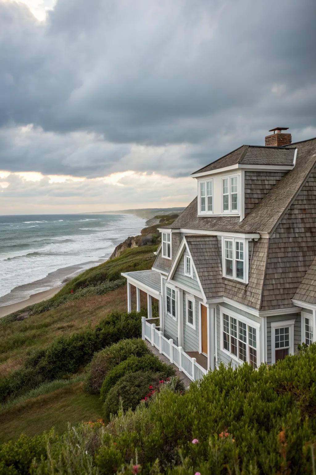 Make a statement with Nantucket dormers.