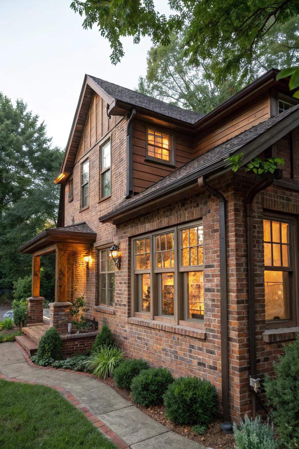 Reclaimed wood trims tell a charming story.
