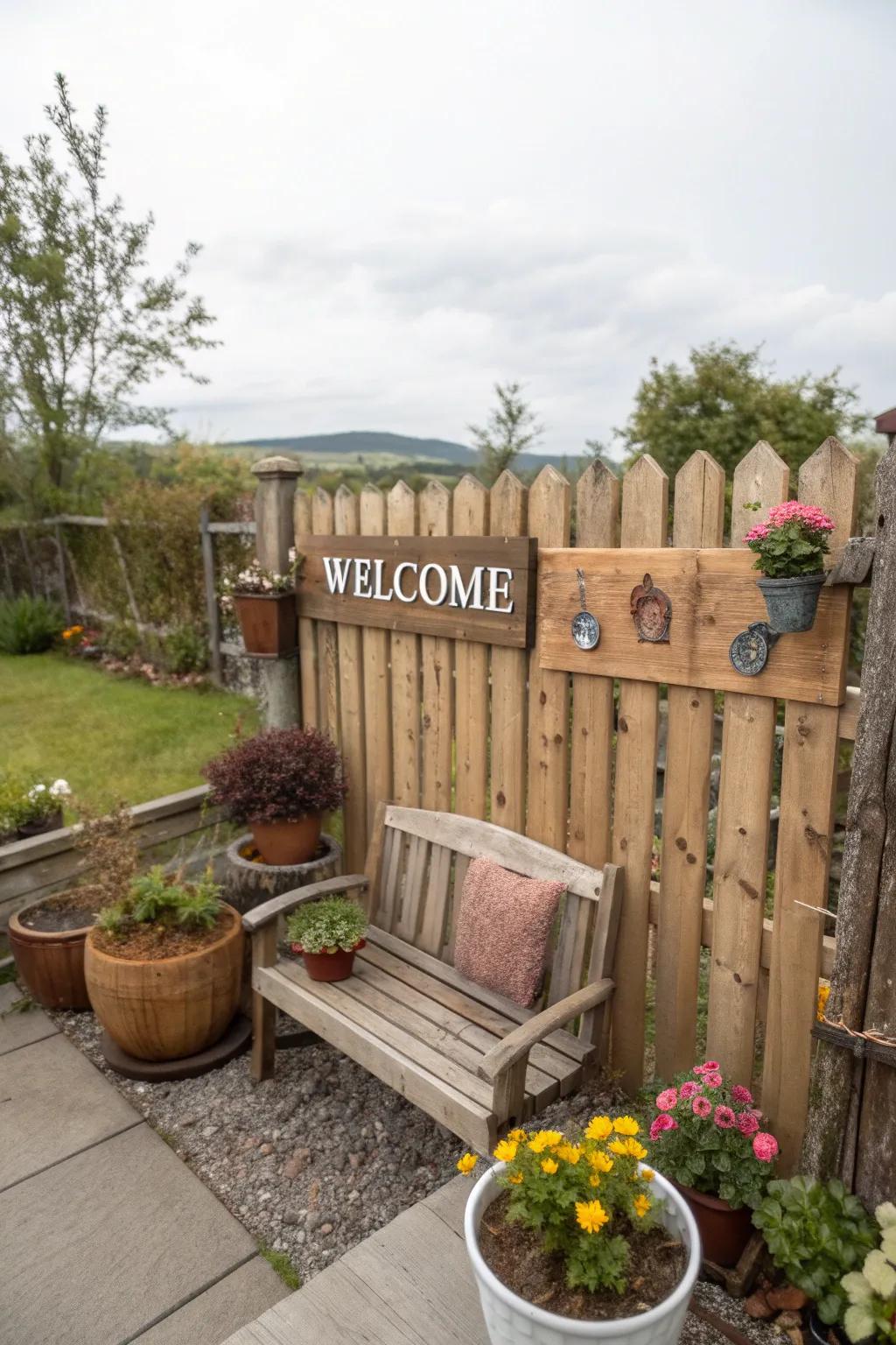 Personalized Signs to Make Your Fence Unique