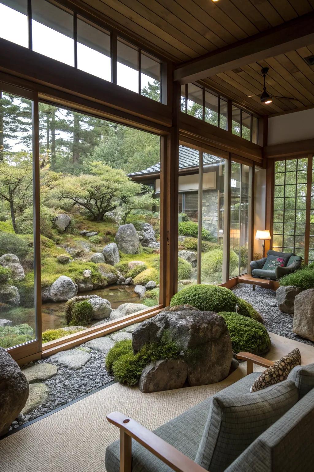 A harmonious blend of indoor and outdoor spaces.