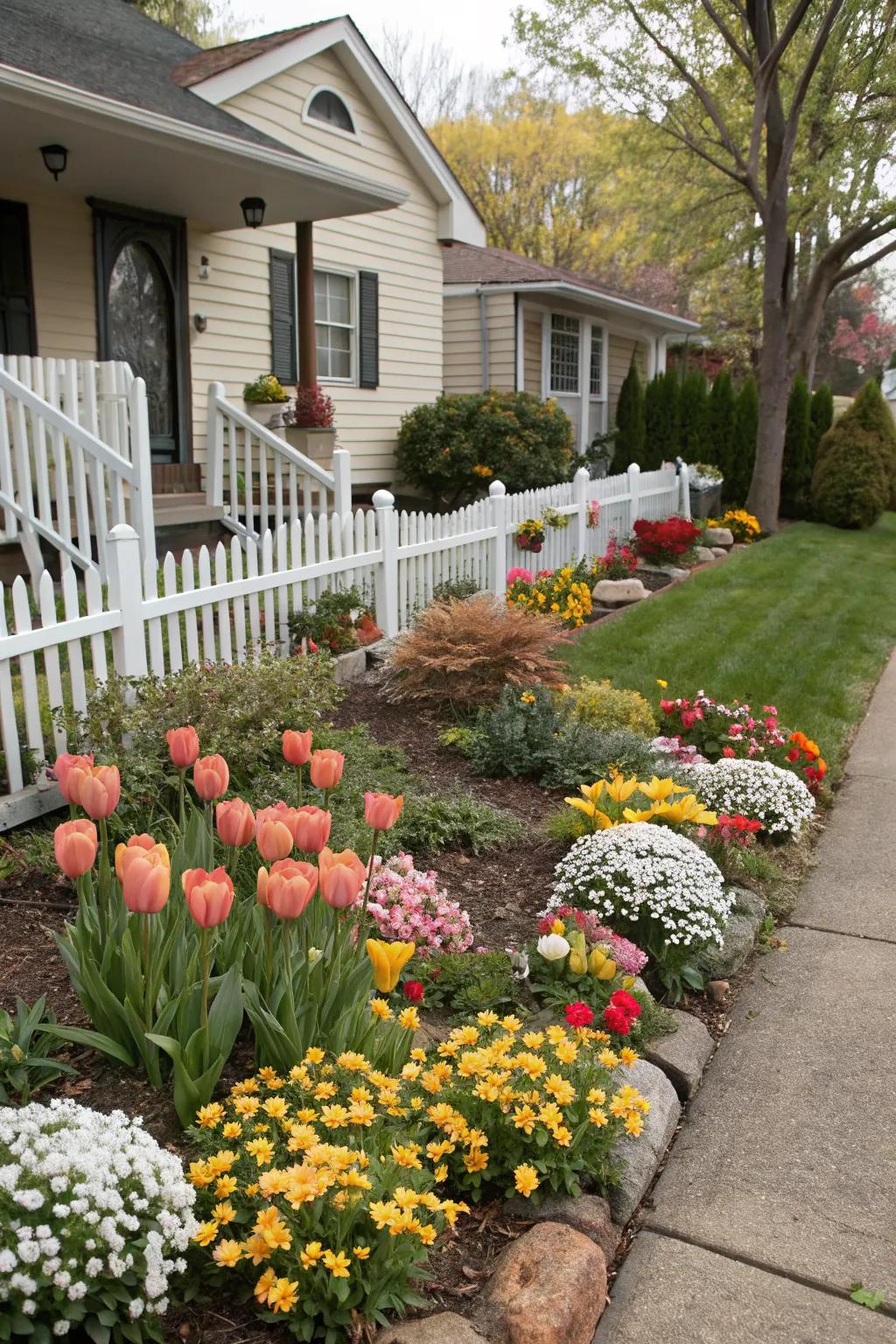 Seasonal blooms ensure your garden is always vibrant and colorful.