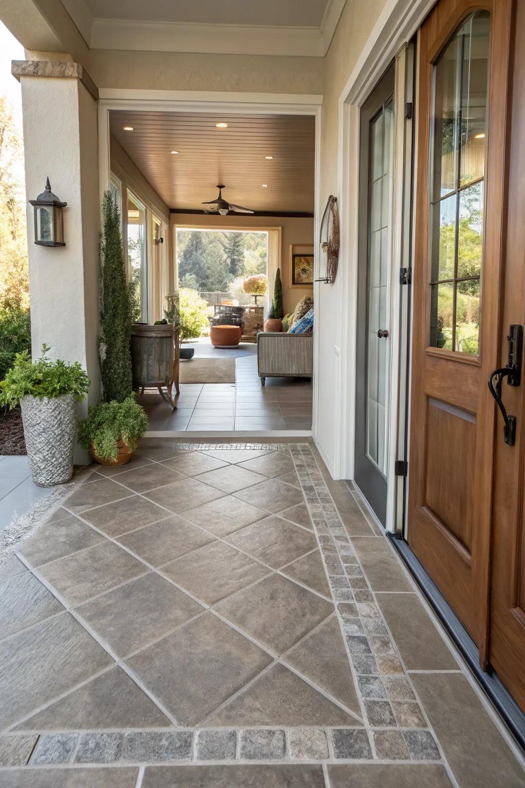 Unify your spaces with a seamless indoor/outdoor tile flow