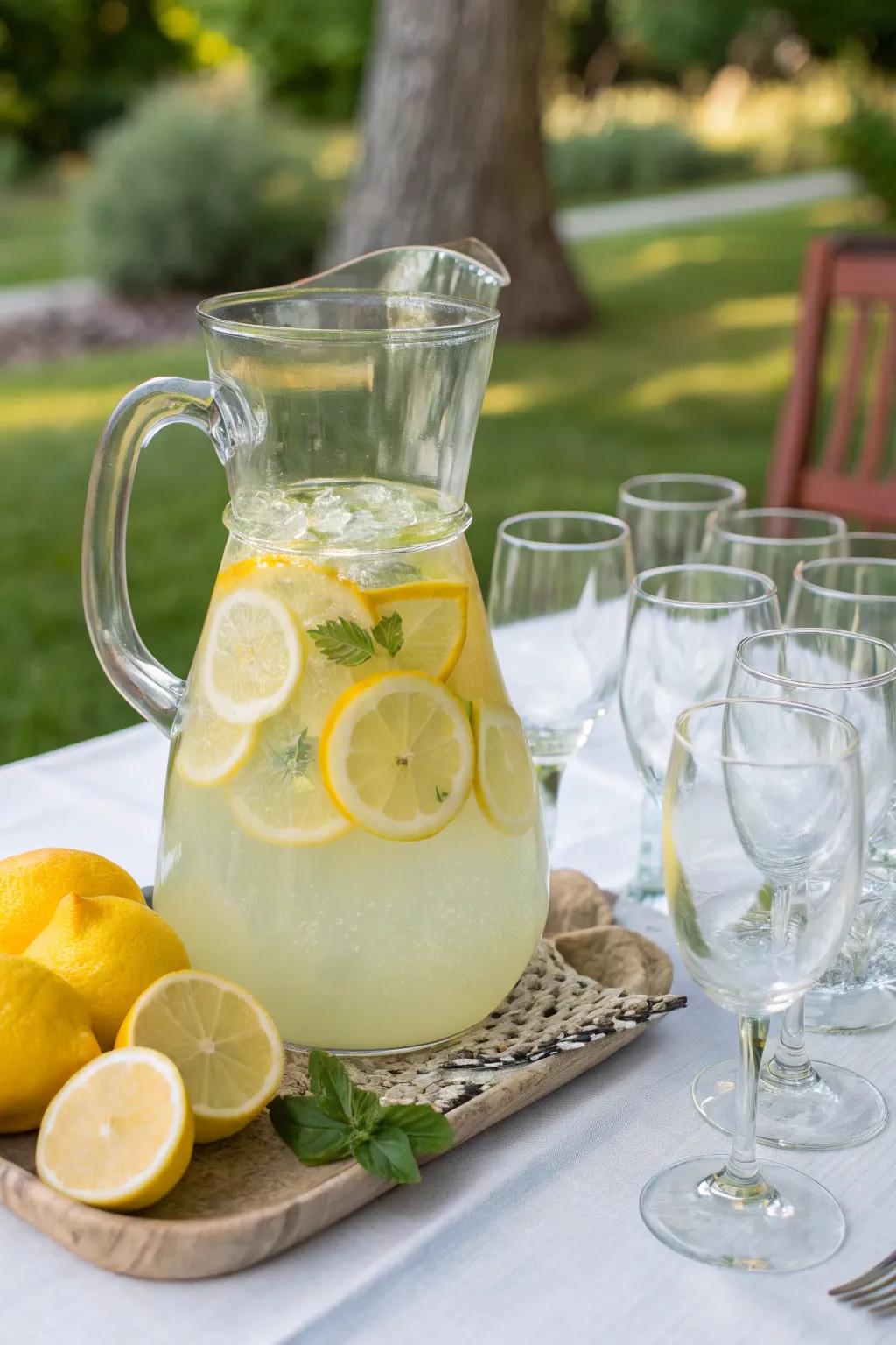 Refreshing beverages to complement your fruit picnic.
