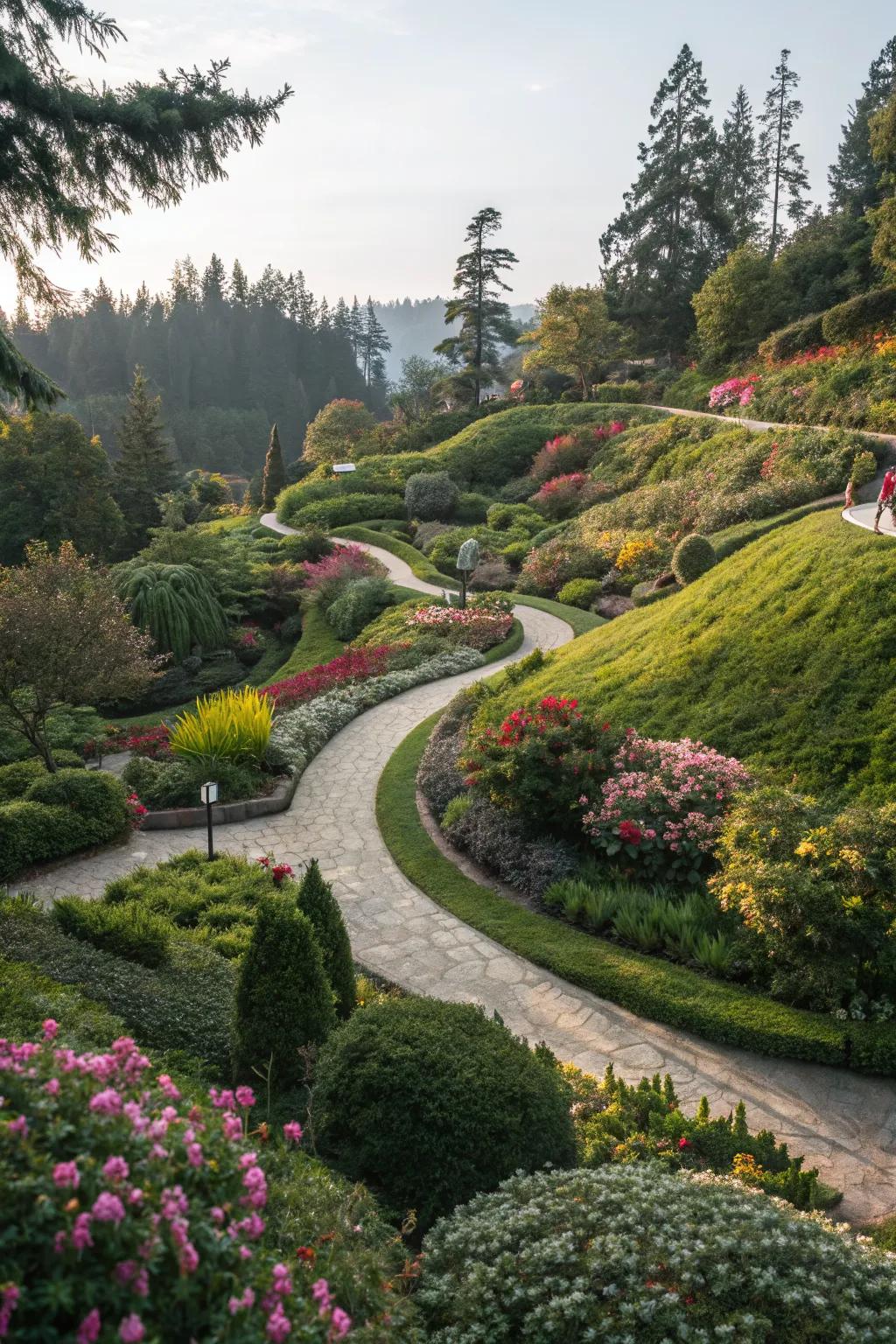 Pathways add interest and accessibility to your garden.