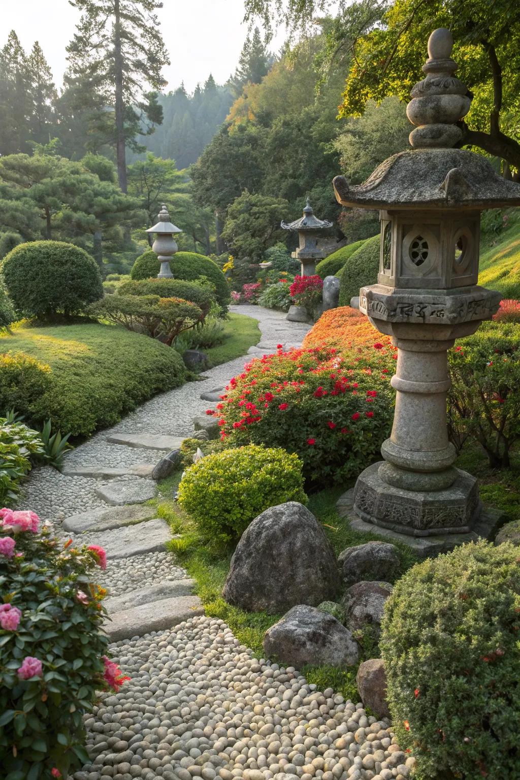 Ornamental details add personality to gardens.