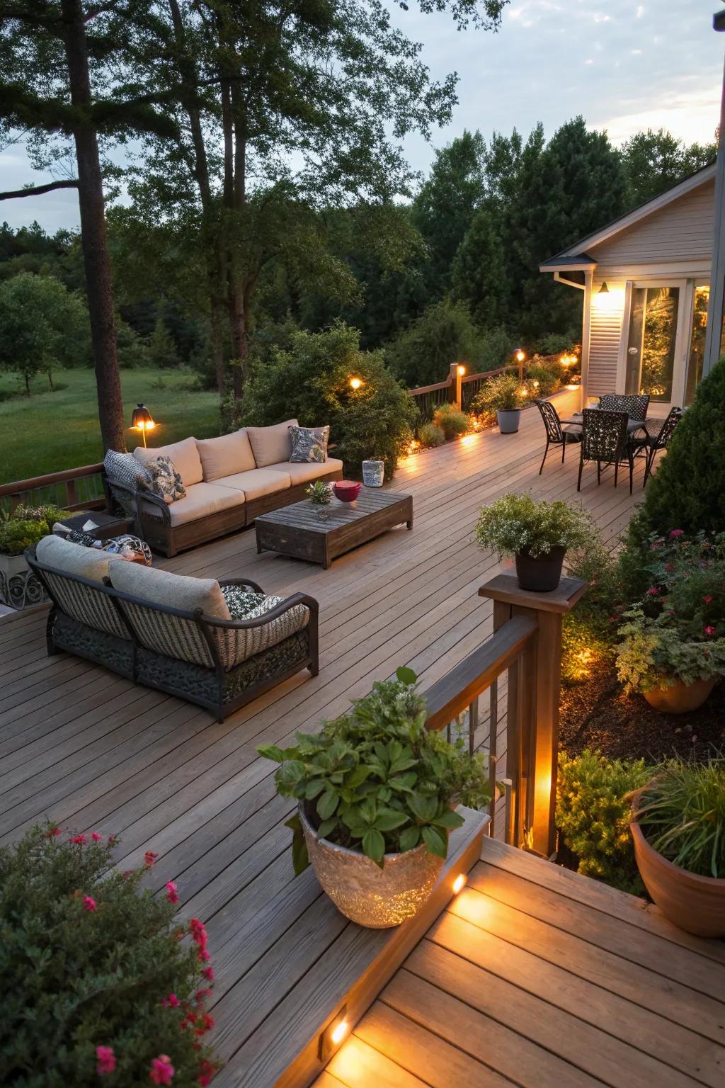 Extend your living space with an inviting deck.