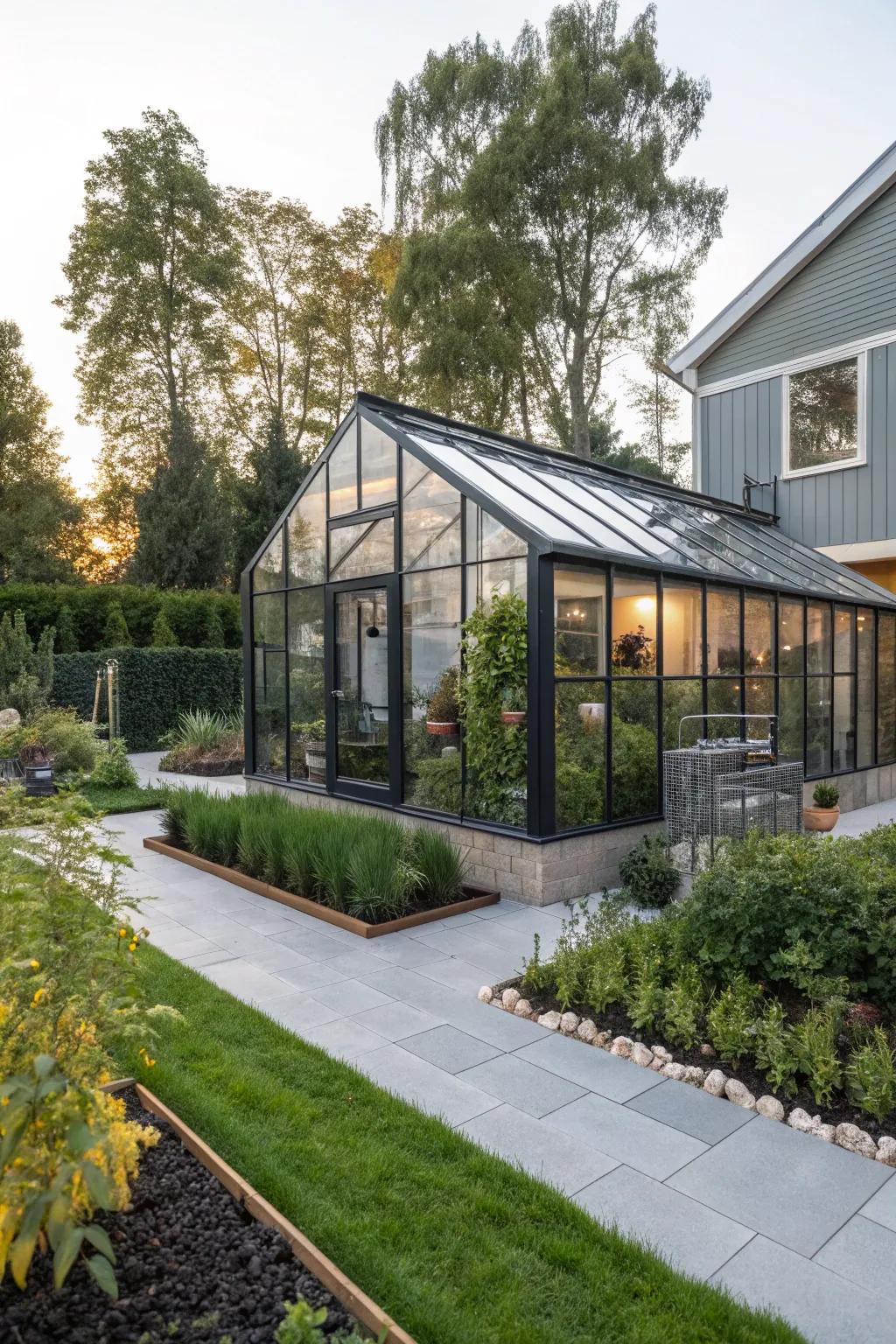 Harness natural heat with a thermal battery base for your greenhouse.