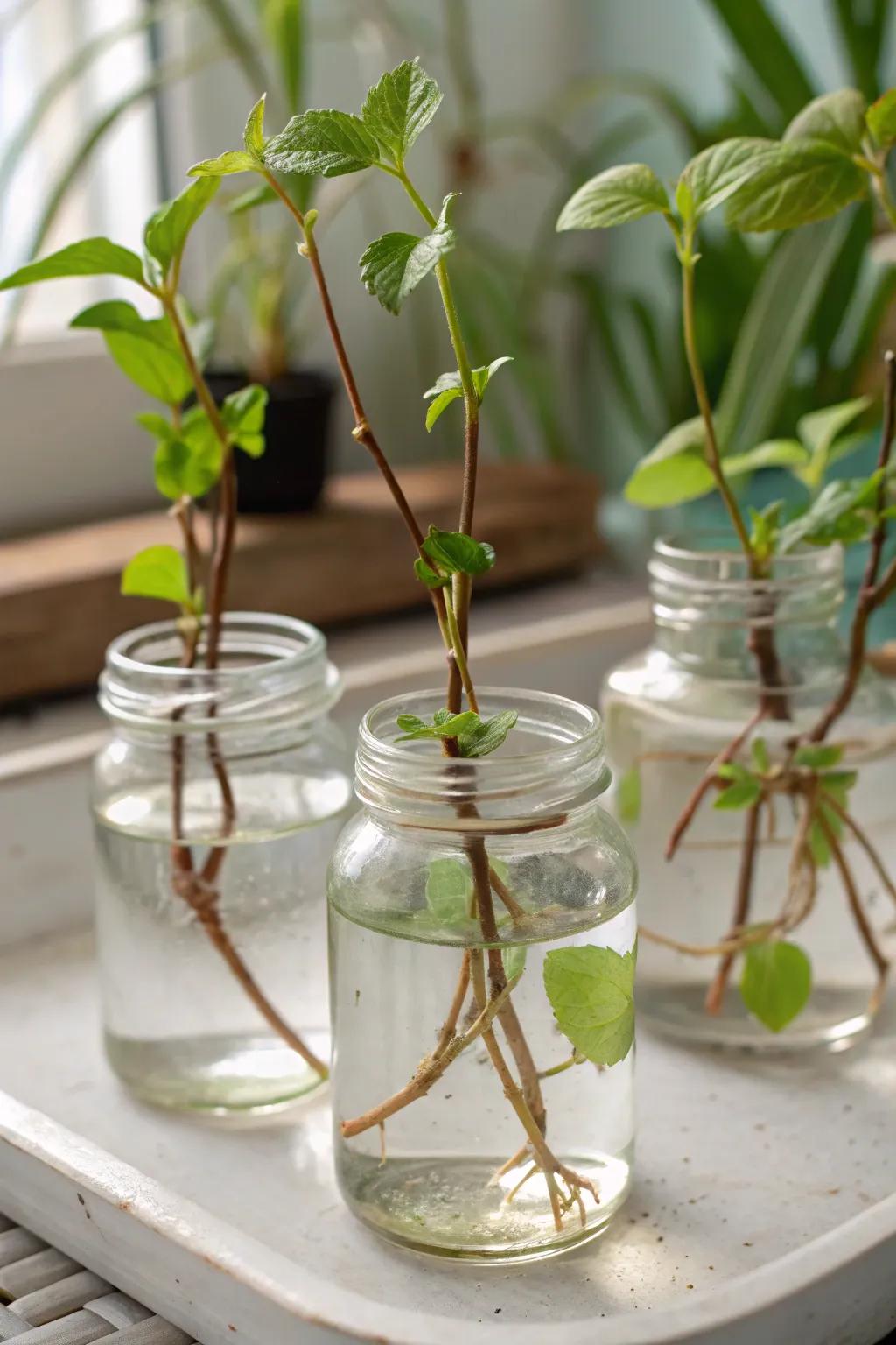 Propagation is a rewarding way to expand your collection.