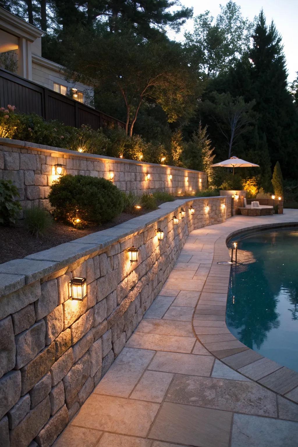 Create a magical ambiance with thoughtful lighting.