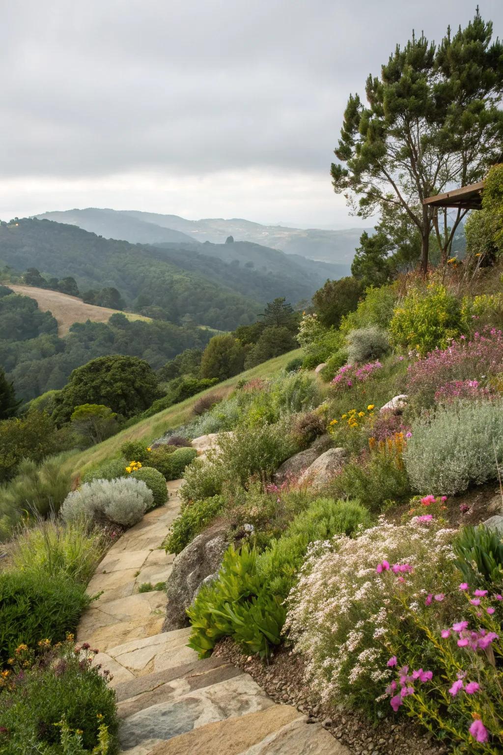 A natural look creates harmony with the environment.