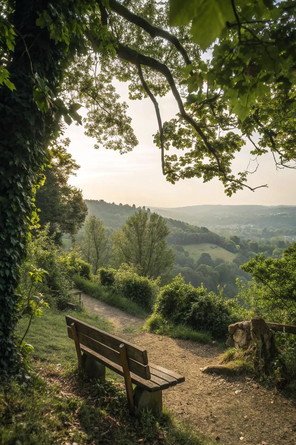Seating areas offer relaxation with a view.