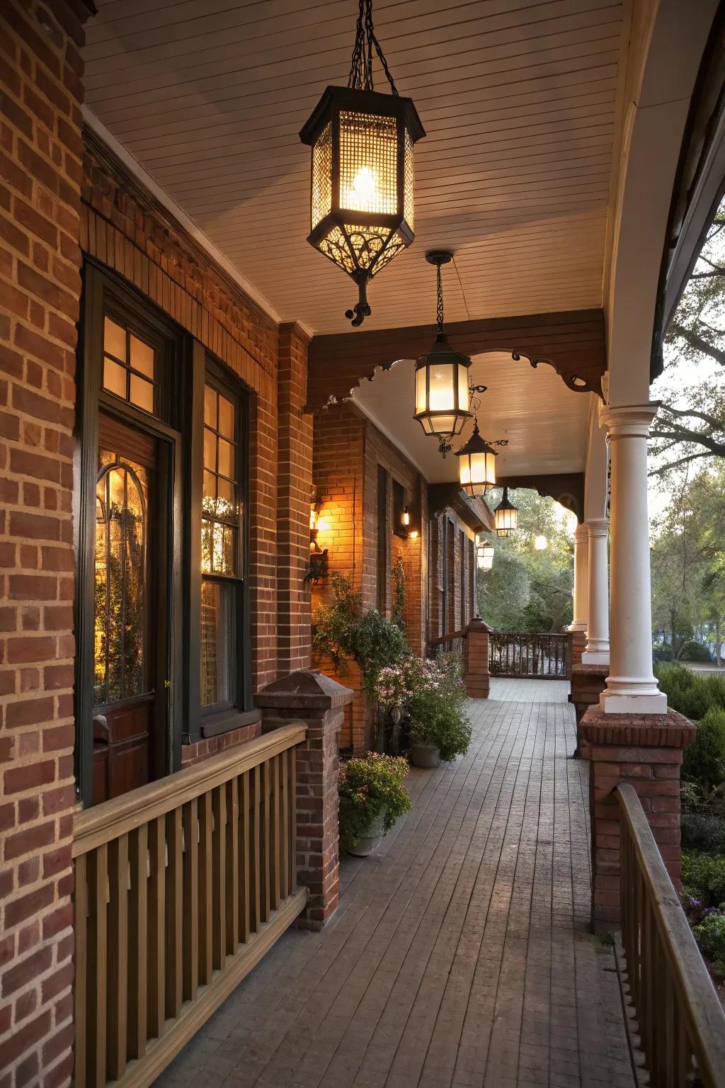 Let lanterns highlight your home's architecture.