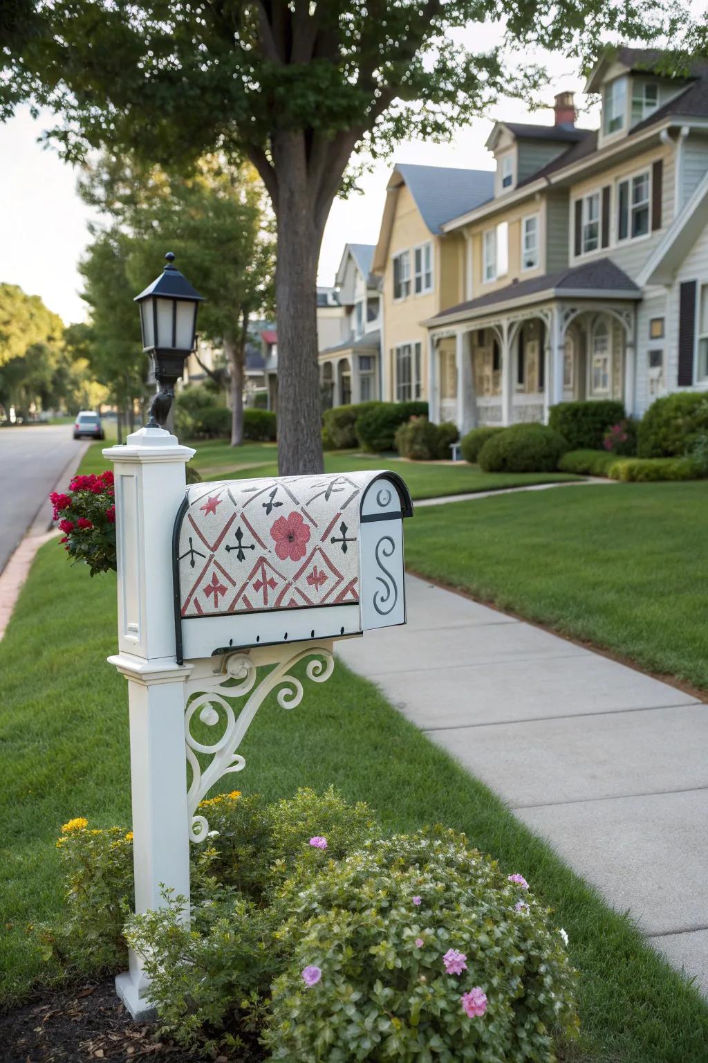 Blend styles with modern and traditional decal designs.