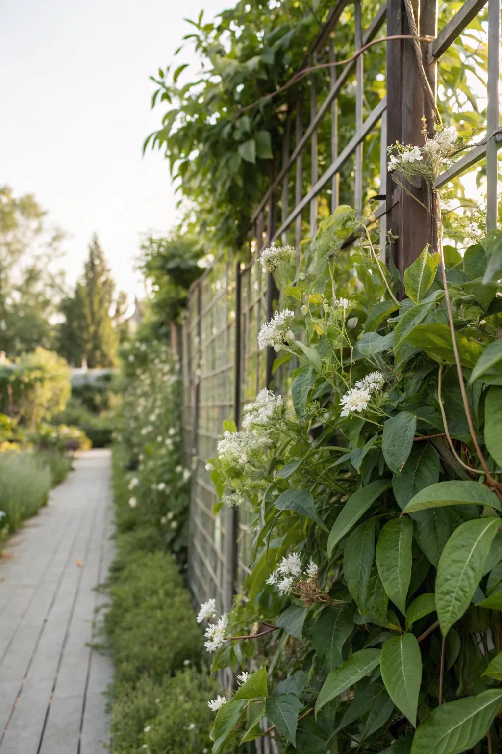 Innovative vertical gardens make the most of limited space.