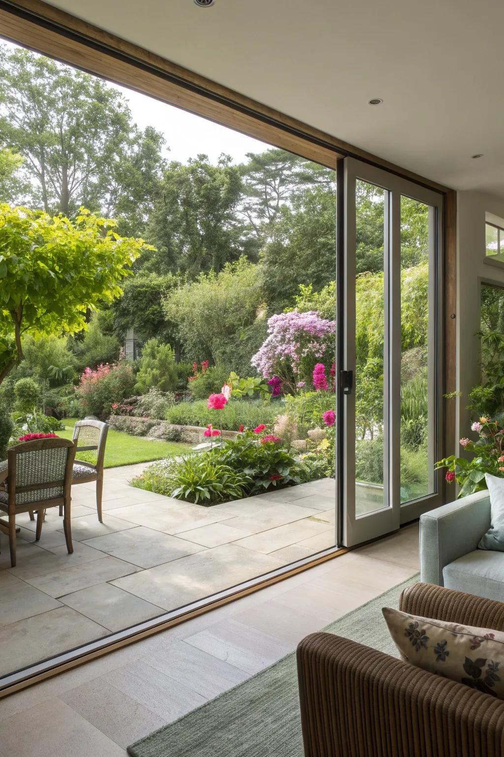 Blend indoor and outdoor living for a harmonious home.
