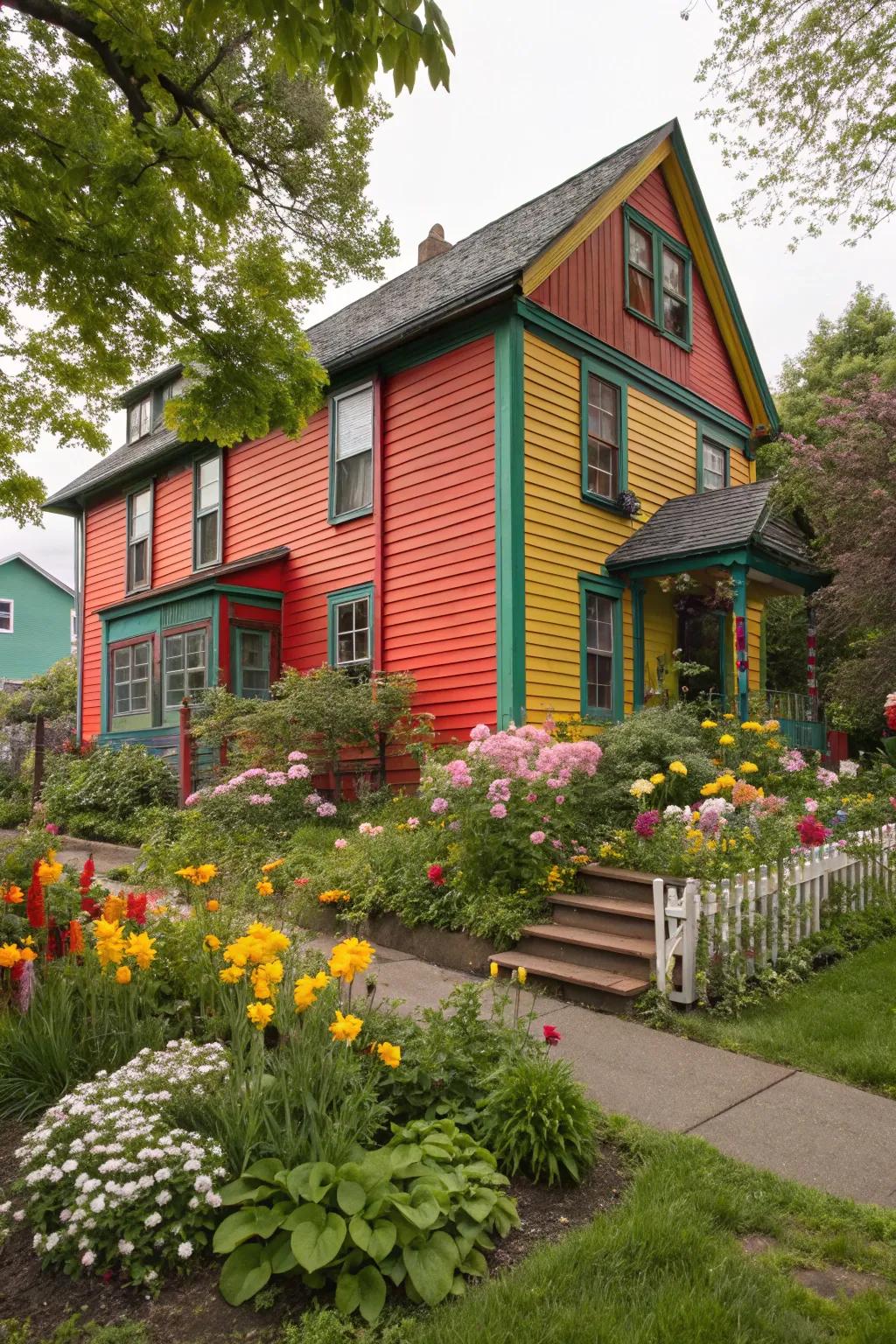 Bold vinyl colors make a striking statement.