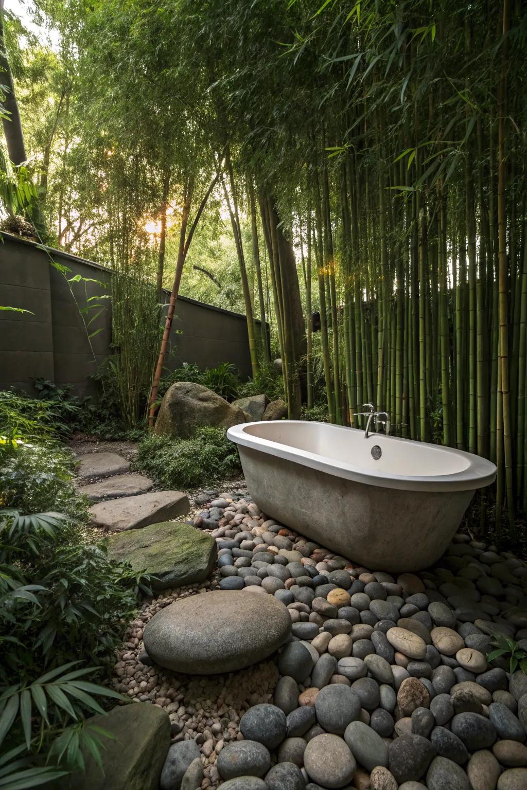 A meditative zen space for ultimate relaxation.