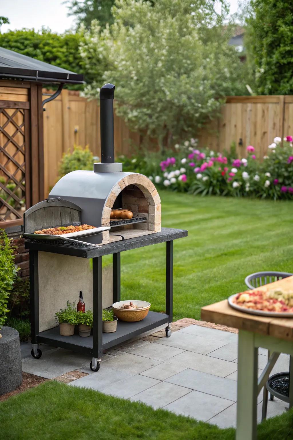 Expand your cooking repertoire with a backyard pizza oven.