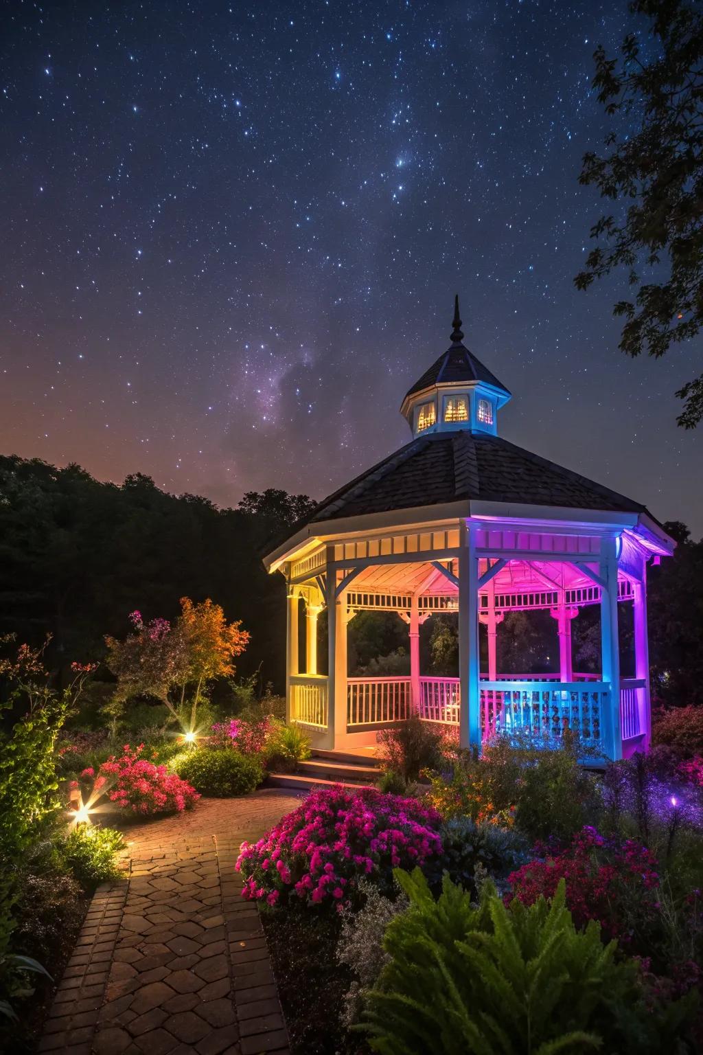 Multi-color lighting allows for dynamic and varied moods.