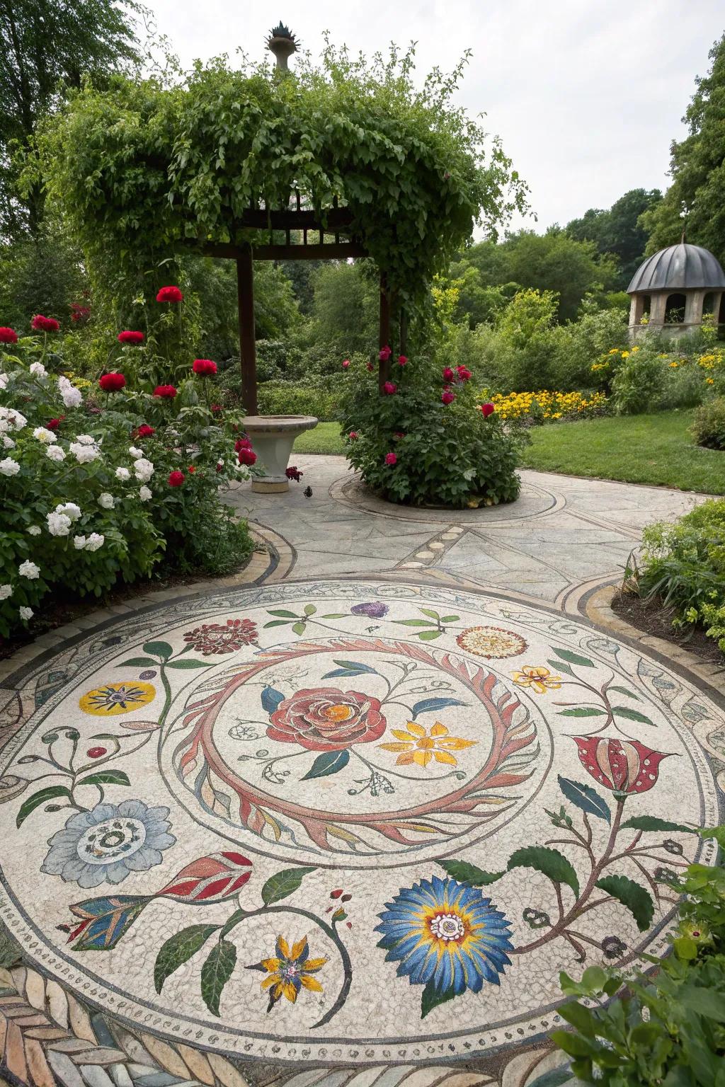 Nature-inspired mosaics that bring the beauty of the outdoors to life.