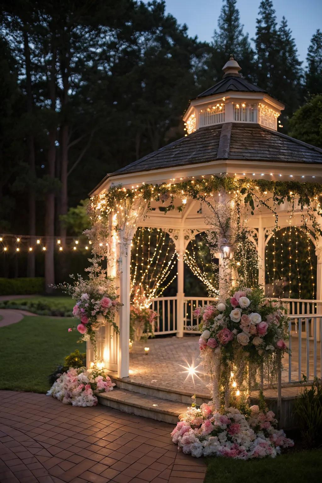 Add magic to your garden with a fairy-tale themed gazebo.