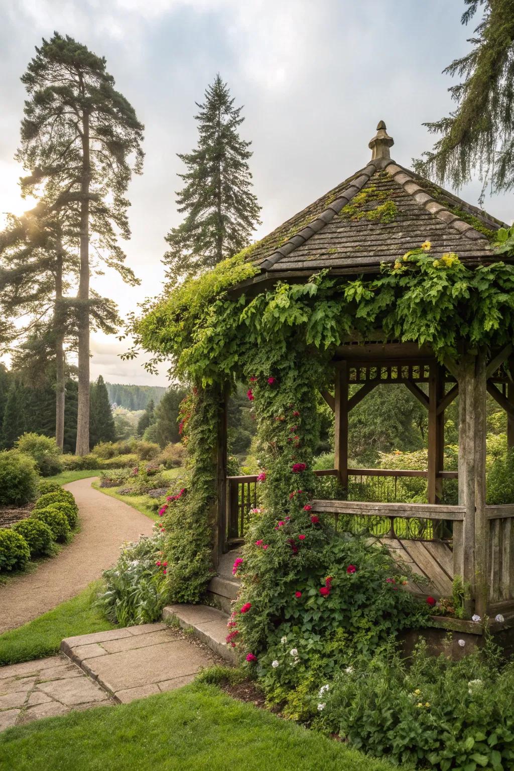 Integrating nature into your pavilion design creates a seamless outdoor experience.