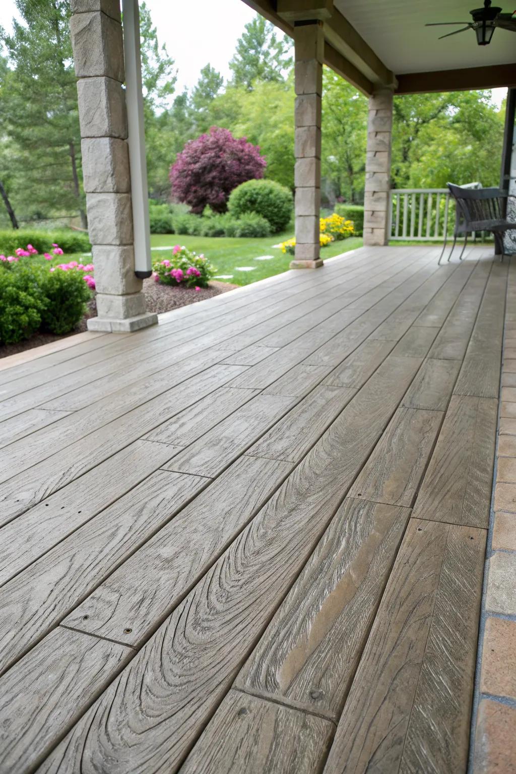 Mimic natural materials for a classic look.