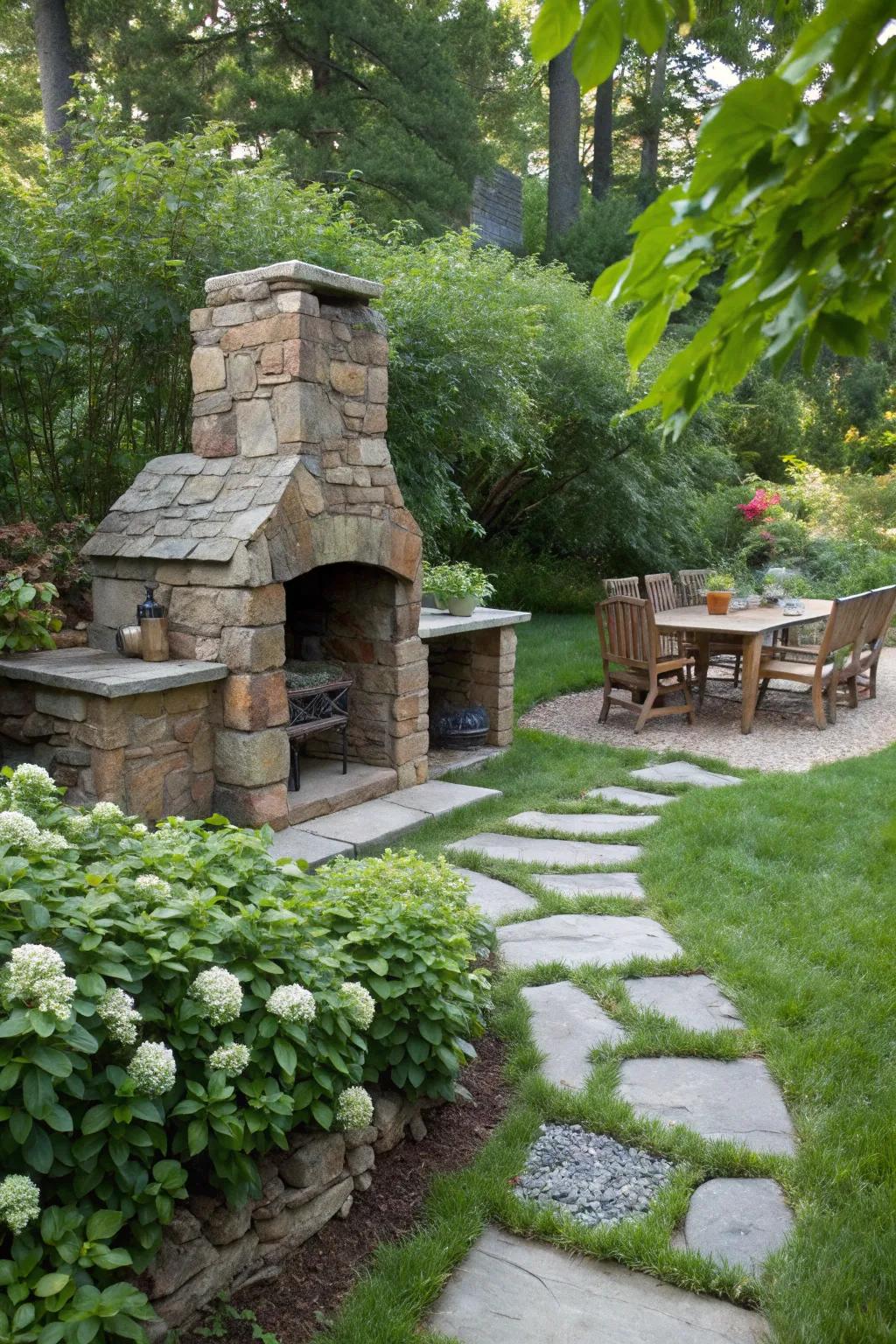 An eco-friendly stone grill that’s kind to the planet.