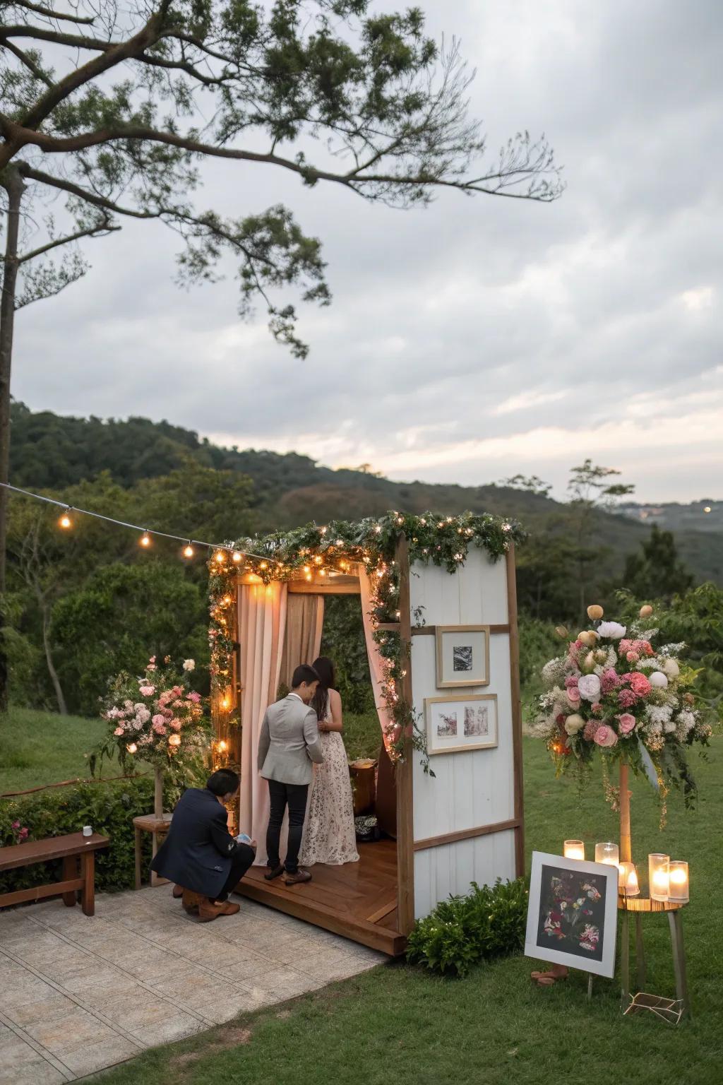 Nature-inspired backgrounds provide a stunning and natural setting for your photos.