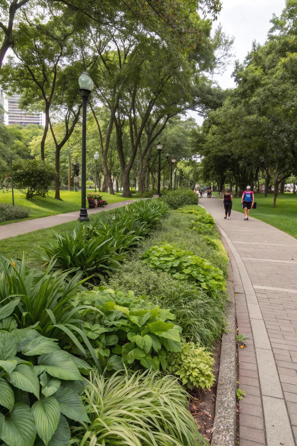 Low-maintenance designs keep your park strip looking fresh with little effort.