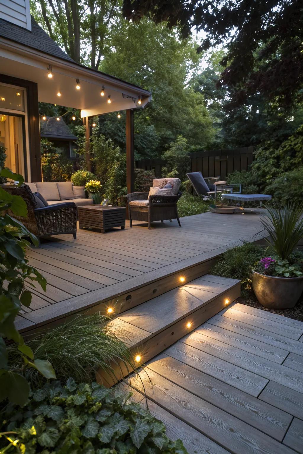 Recessed lighting offers a clean and seamless lighting solution.