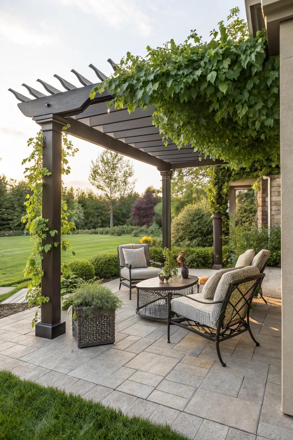 Create a shaded retreat with a beautiful pergola.