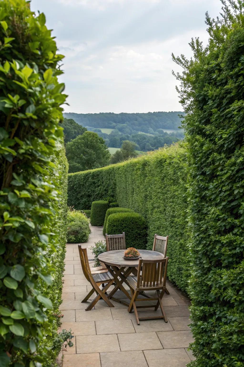 Lush and leafy: Hedges that shield and beautify