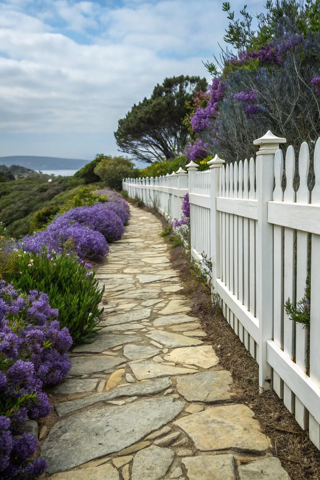 Pathways create a welcoming journey through your garden space.